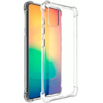 Evelatus Capa de silicone à prova de choque militar para Samsung Galaxy S20 Plus TPU transparente