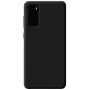 Evelatus Capa de silicone Premium Soft Touch preta para Samsung Galaxy S20