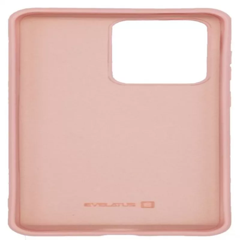 Capa de silicone Evelatus Soft Touch para Samsung Galaxy S20 Ultra bege