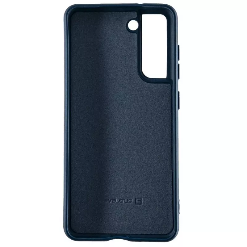 Evelatus Capa de silicone nano Soft Touch TPU para Samsung Galaxy S21 FE azul