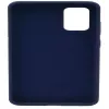 Capa de silicone Premium Soft Touch Evelatus para Samsung Galaxy S21 Plus azul-meia-noite