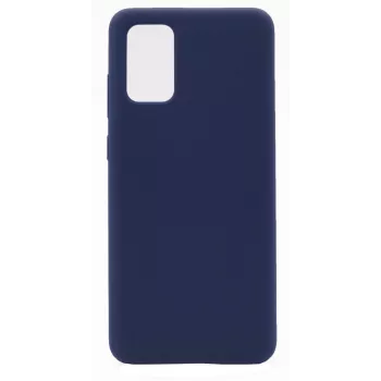 Capa de silicone Premium Soft Touch Evelatus para Samsung Galaxy S21 Plus azul-meia-noite