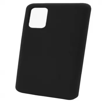 Capa de silicone Premium Soft-Touch Evelatus para Samsung Galaxy S21 Ultra preta