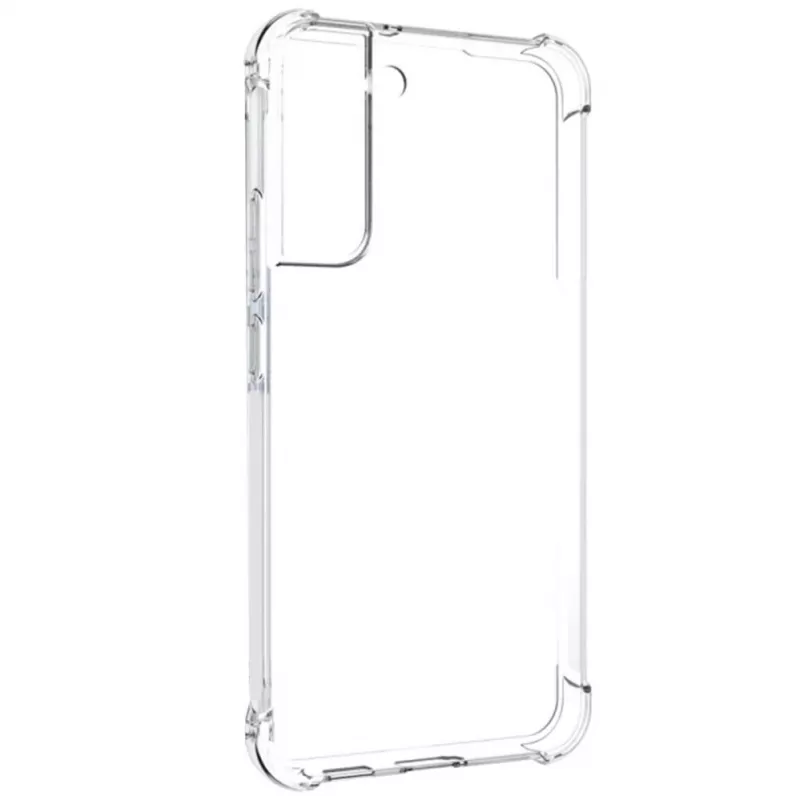 Capa de silicone militar à prova de choque Evelatus para Samsung Galaxy S22 Plus TPU transparente