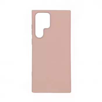 Evelatus Capa de silicone nano Soft Touch TPU para Samsung Galaxy S22 Ultra bege