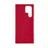 Evelatus Capa de silicone nano Soft Touch TPU para Samsung Galaxy S22 Ultra vermelha