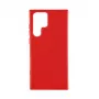 Evelatus Capa de silicone nano Soft Touch TPU para Samsung Galaxy S22 Ultra vermelha