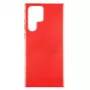 Capa de silicone Premium Soft-Touch Evelatus para Samsung Galaxy S22 Ultra vermelho chinês