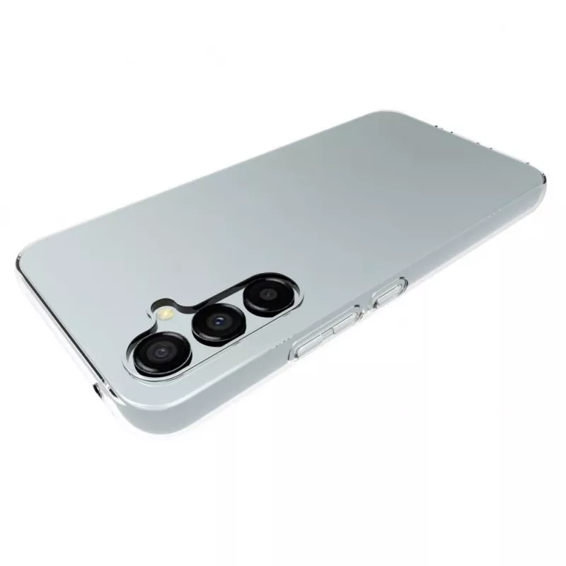 Evelatus Capa de silicone transparente para Samsung Galaxy S23, 1,5 mm TPU transparente
