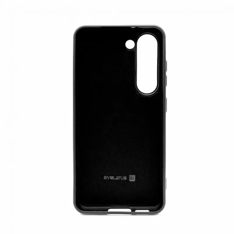 Capa de silicone nano Evelatus para Samsung Galaxy S23 Soft Touch TPU preta