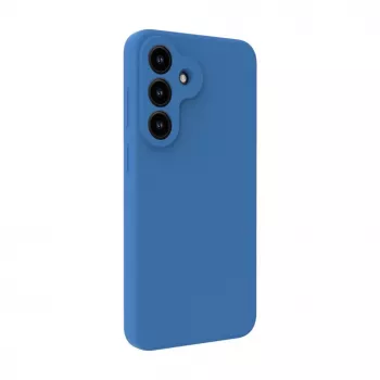Capa de Silicone Soft Touch Magnética Premium Evelatus para Samsung Galaxy S26 FE Azul-marinho
