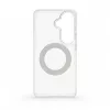 Evelatus Capa híbrida com MagSafe PC+TPU para Samsung Galaxy S26 com suporte metálico 360 transparente