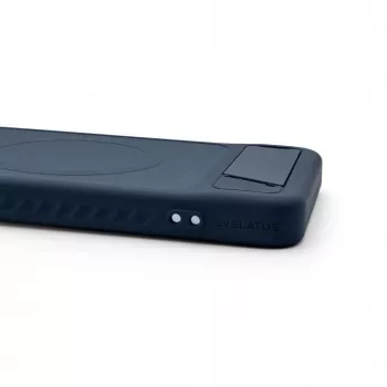 Evelatus Capa emborrachada com MagSafe e suporte para Samsung Galaxy S26, azul-marinho