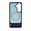 Evelatus Capa emborrachada com MagSafe e suporte para Samsung Galaxy S26, azul-marinho