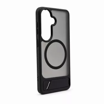 Evelatus Capa MagSafe emborrachada com suporte para Samsung Galaxy S26 preto