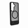 Evelatus Capa MagSafe emborrachada com suporte para Samsung Galaxy S26 preto