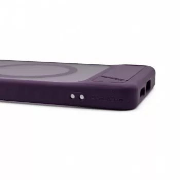 Evelatus Capa emborrachada com MagSafe e suporte para Samsung Galaxy S26, lilás