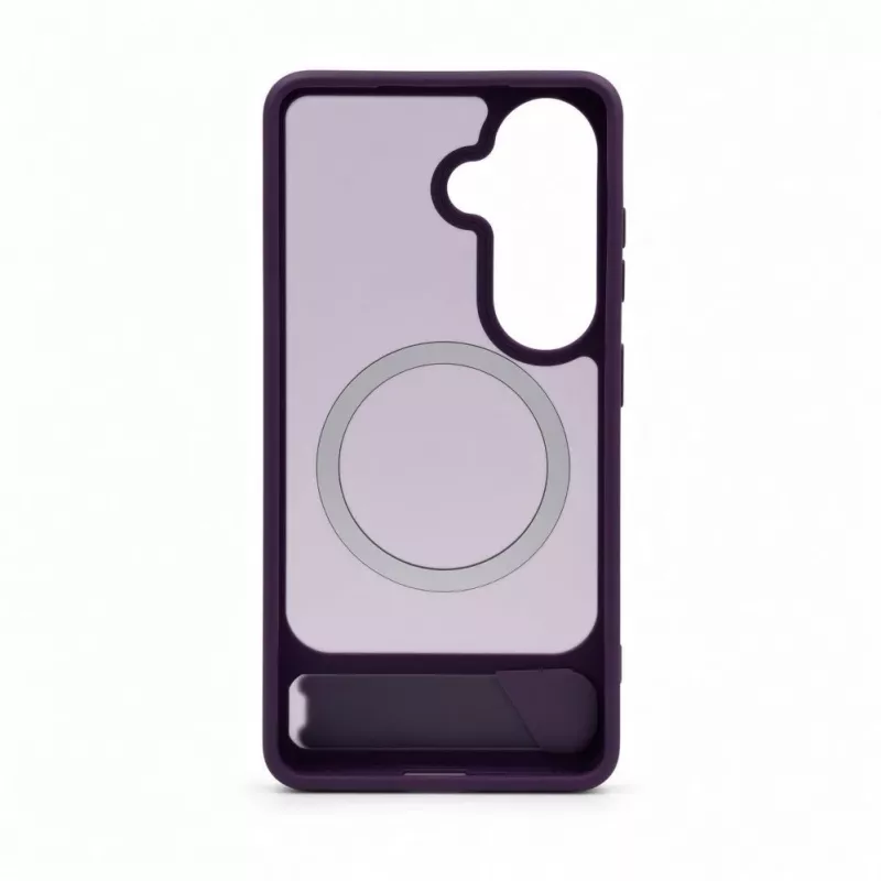 Evelatus Capa emborrachada com MagSafe e suporte para Samsung Galaxy S26, lilás