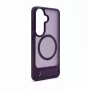 Evelatus Capa emborrachada com MagSafe e suporte para Samsung Galaxy S26, lilás