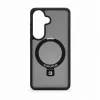 Evelatus Capa Shield com MagSafe e suporte, anel mate, para Samsung Galaxy S26, preta