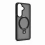 Evelatus Capa Shield com MagSafe e suporte, anel mate, para Samsung Galaxy S26, preta