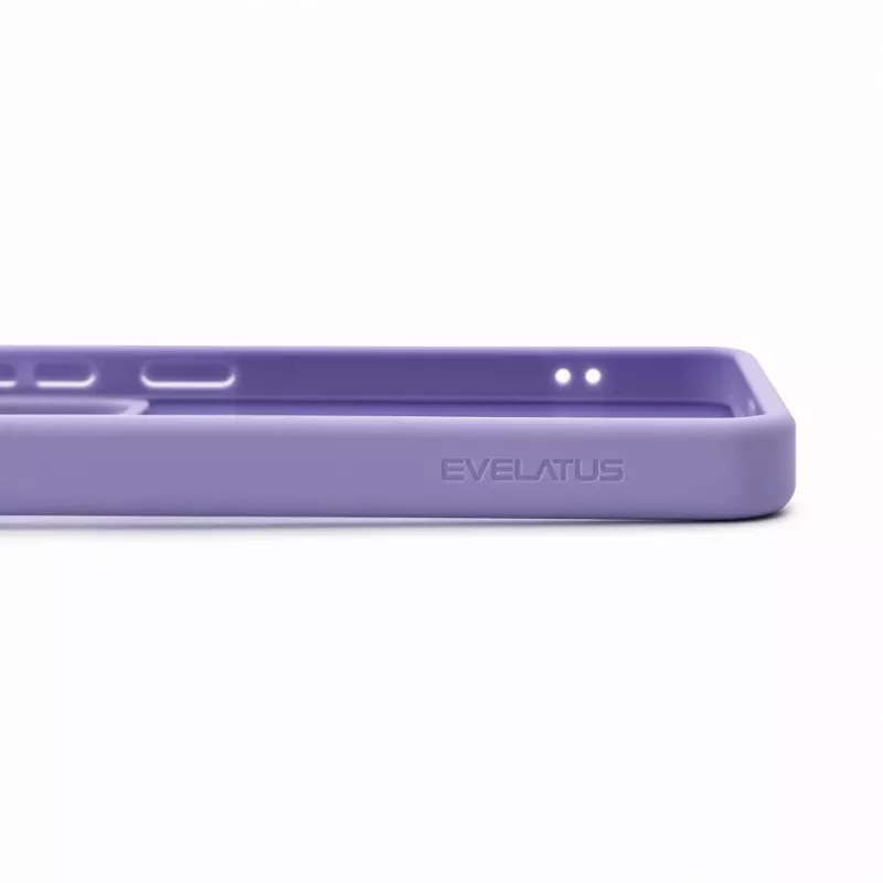 Capa Evelatus Samsung Galaxy S26 Shield com MagSafe e suporte, anel mate, lilás lavanda