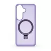 Capa Evelatus Samsung Galaxy S26 Shield com MagSafe e suporte, anel mate, lilás lavanda