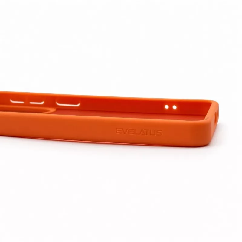 Evelatus Capa Shield com MagSafe e suporte, anel mate, para Samsung Galaxy S26, laranja