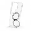 Evelatus Capa híbrida com MagSafe PC+TPU e suporte metálico 360 para Samsung Galaxy S26 Ultra, transparente