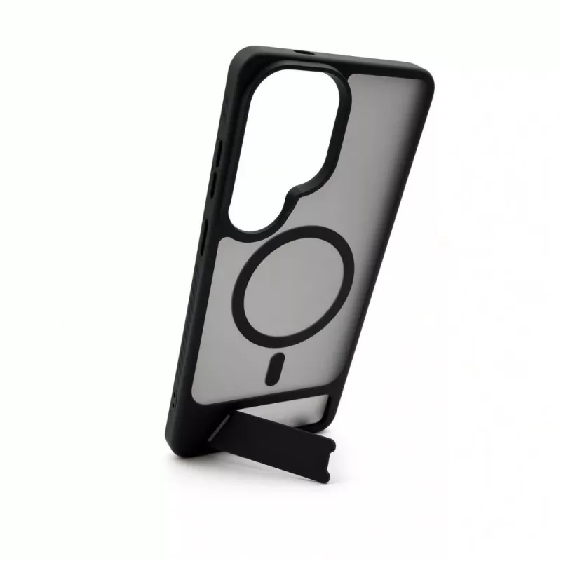 Evelatus Capa emborrachada com MagSafe e suporte para Samsung Galaxy S26 Ultra - preta
