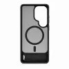 Evelatus Capa emborrachada com MagSafe e suporte para Samsung Galaxy S26 Ultra - preta