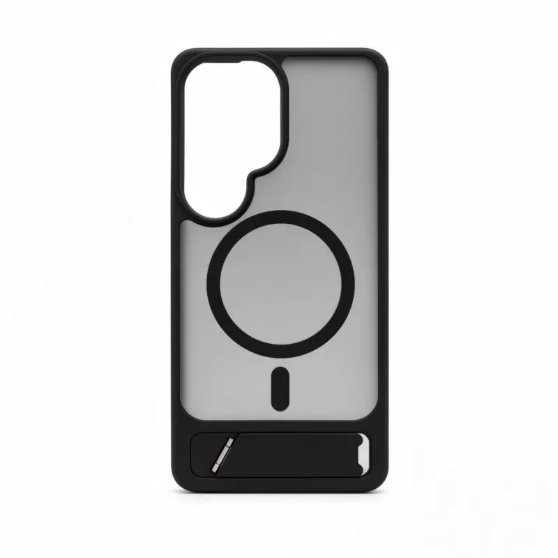 Evelatus Capa emborrachada com MagSafe e suporte para Samsung Galaxy S26 Ultra - preta