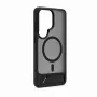 Evelatus Capa emborrachada com MagSafe e suporte para Samsung Galaxy S26 Ultra - preta