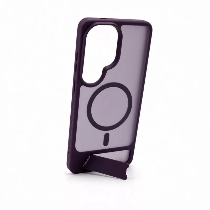 Evelatus Capa emborrachada com MagSafe e suporte para Samsung Galaxy S26 Ultra - lilás
