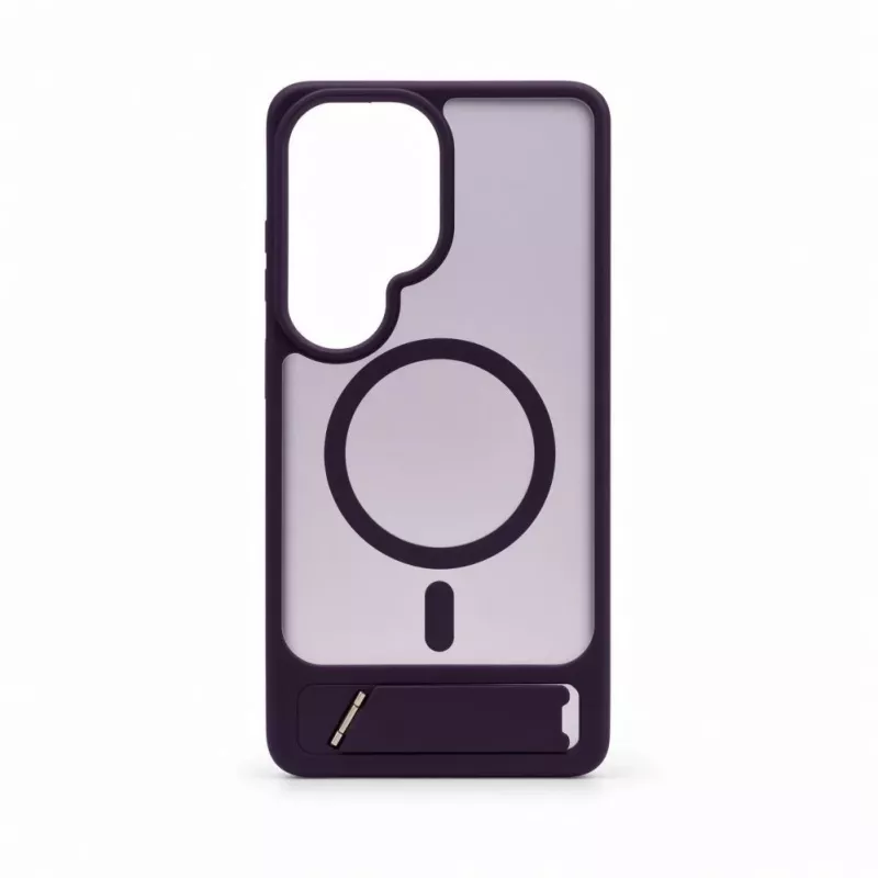Evelatus Capa emborrachada com MagSafe e suporte para Samsung Galaxy S26 Ultra - lilás