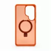 Capa Evelatus Shield para Samsung Galaxy S26 Ultra com MagSafe e Suporte Anel Mate Laranja