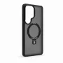 Evelatus Capa Shield com MagSafe e suporte, anel mate, para Samsung Galaxy S26 Ultra, preta