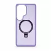 Evelatus Capa de proteção com MagSafe e suporte, anel mate, para Samsung Galaxy S26 Ultra, lavanda roxa