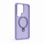 Evelatus Capa de proteção com MagSafe e suporte, anel mate, para Samsung Galaxy S26 Ultra, lavanda roxa