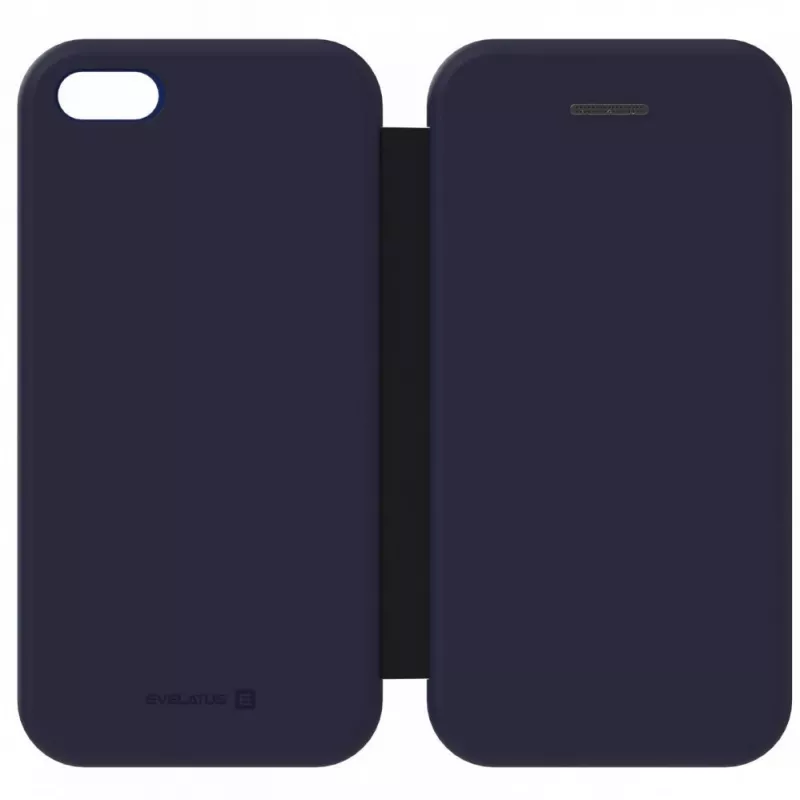 Evelatus Capa tipo livro para Samsung Galaxy S8 Azul-escuro