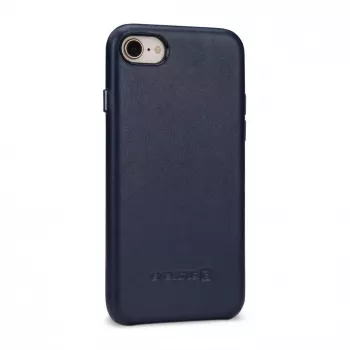 Capa de pele Evelatus para Samsung Galaxy S9 azul-escura