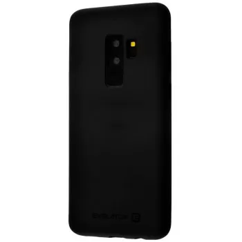 Capa em silicone nano Evelatus para Samsung Galaxy S9 Plus, Soft Touch TPU, preta