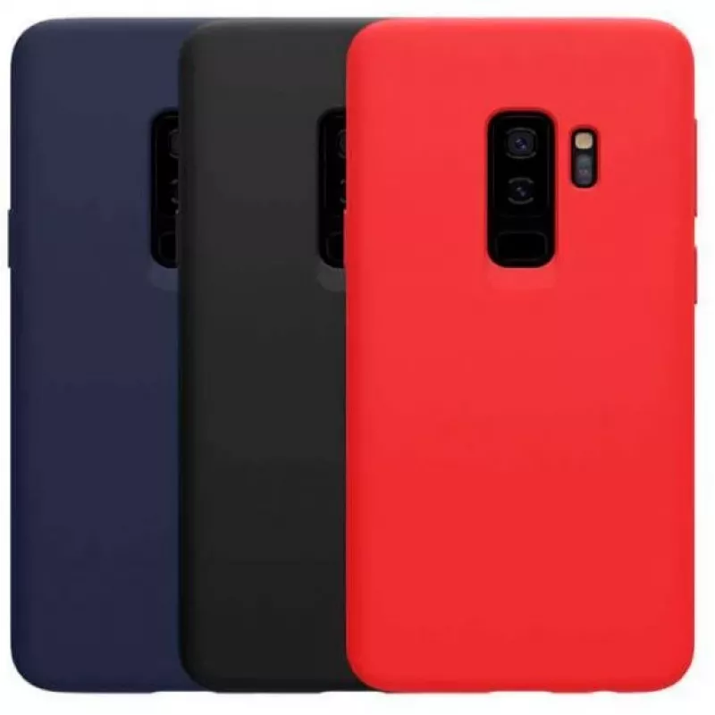 Evelatus Samsung Galaxy S9 Plus capa de nano silicone Soft Touch TPU Preto