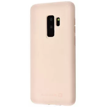 Evelatus Samsung Galaxy S9 Plus Capa de silicone Nano Soft Touch TPU Rosa Areia