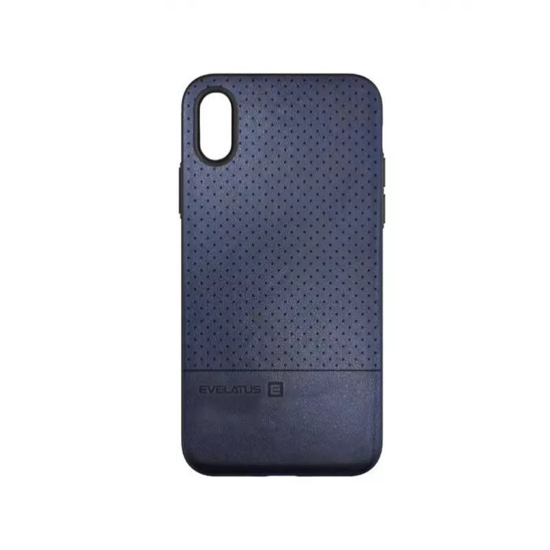 Evelatus Capa TPU para Samsung Galaxy S9 Plus com placa metálica para suporte magnético de telemóvel - azul