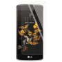 EVELATUS Capa Traseira em Silicone para LG K8 (2016) - Preto