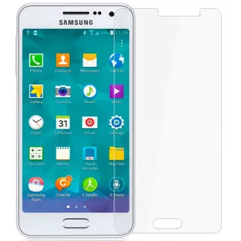Capa traseira de silicone Evelatus para Samsung Galaxy A3 (2015) - preta