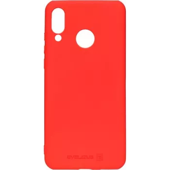 Capa de silicone EVELATUS para Huawei P20 lite - vermelho