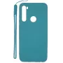 Capa de silicone Soft Touch com fita Evelatus para Xiaomi Redmi Note 8 / Redmi Note 8 2021 - azul