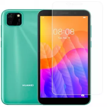 Evelatus Protetor de ecrã em vidro temperado para Huawei Y5P 2020, 0,33 mm, transparente, antiestático, Japan Glue